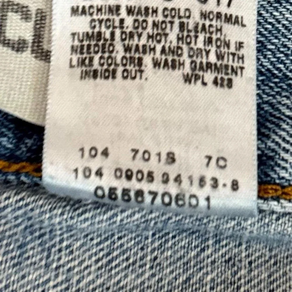 Vintage Levis 567 Distressed Bootcut Jeans Men's 32x29 Skater Grunge Denim Y2K
